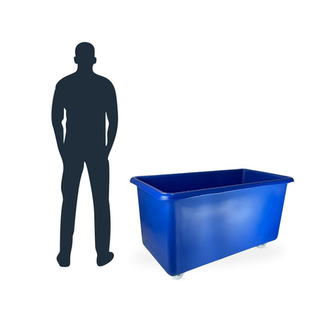Plastic Container Truck – 455 Litres, Wheeled