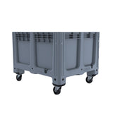 Plastic Pallet Box with Castors – 650L