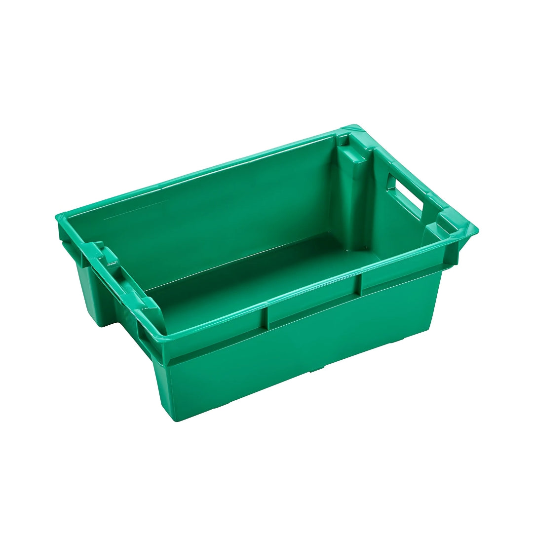 Plastic Stack & Nest Container – 30L Solid