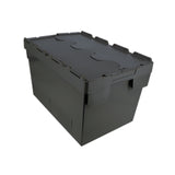 Plastic Storage Box with Attached Lid – 28L to 80L