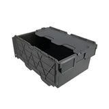 Plastic Storage Box with Attached Lid – 28L to 80L