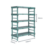 Single Bay Plastic Racking Shelves