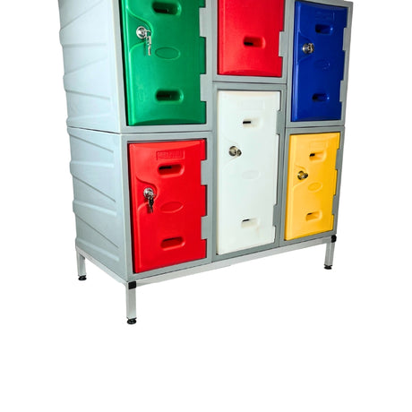 Supertuff Plastic Locker - 3 Column Stand
