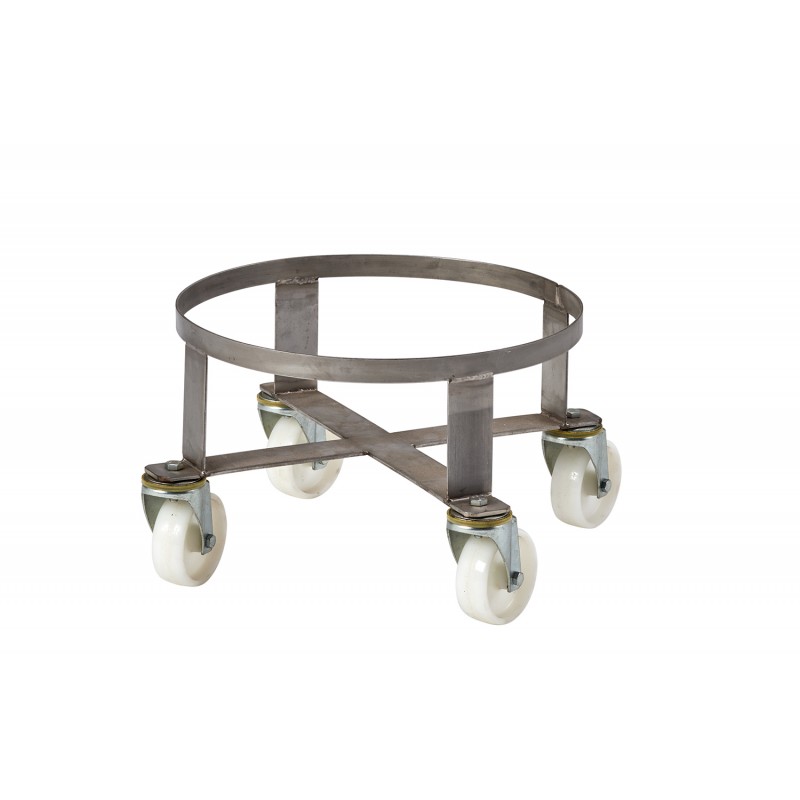 Stainless Steel Circular Dolly | Stainless Dollies - Steel Dollies