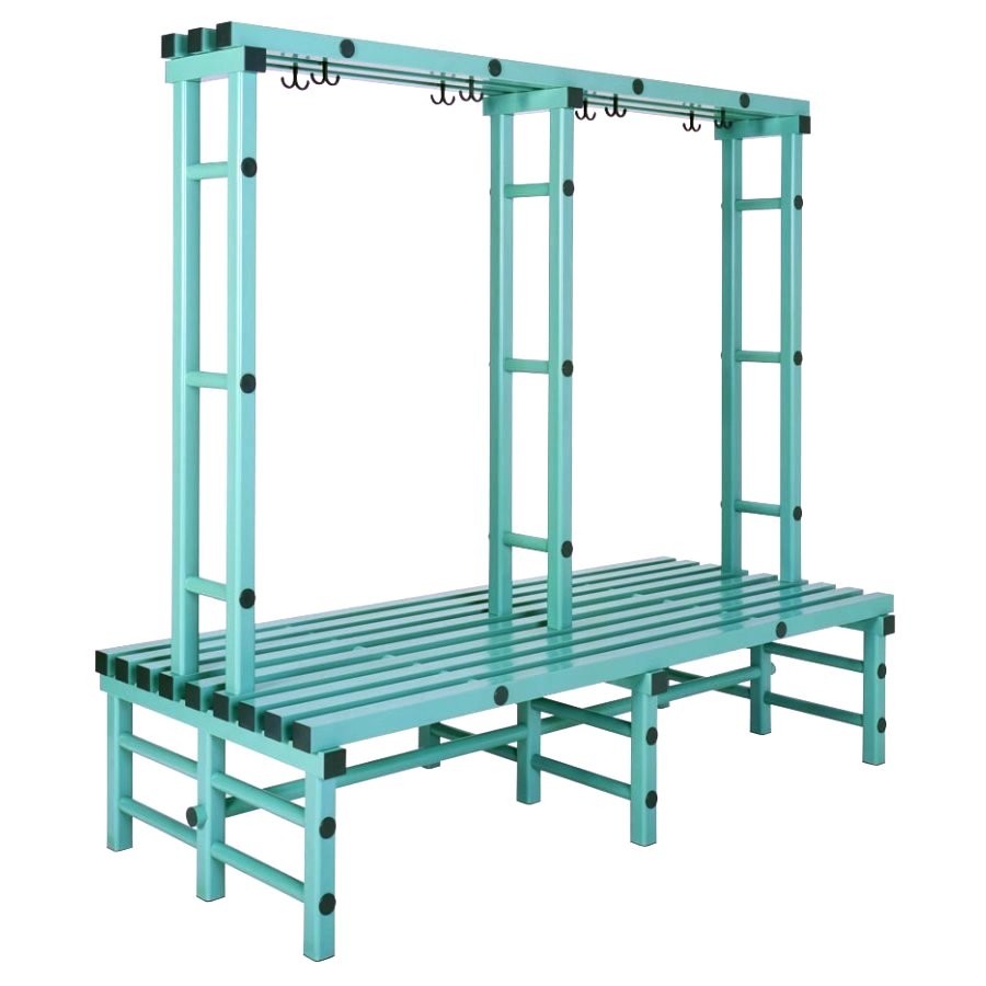 Double Sided Changing Bench Cloakroom Seating Plastic